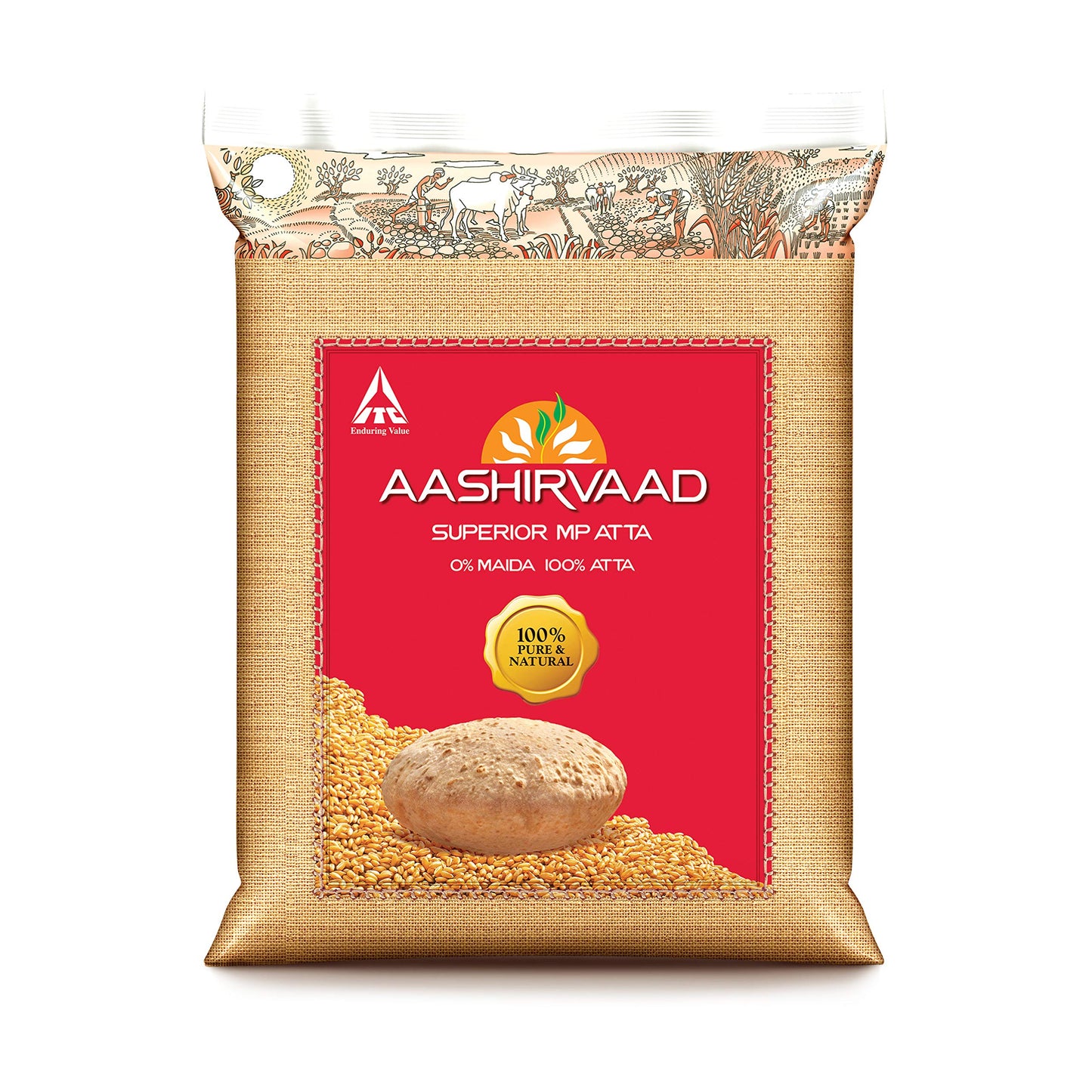 AASHIRVAAD WHEAT FLOUR ഗോതമ്പ് പൊടി 2kg