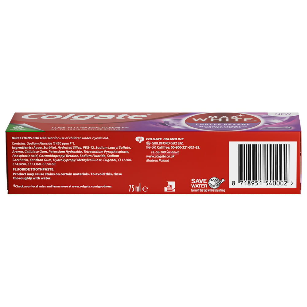 Colgate Max White Toothpaste 75ml