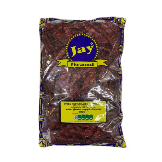 Jay Brand Red Chilly (ചുവന്ന മുളക്) 500g