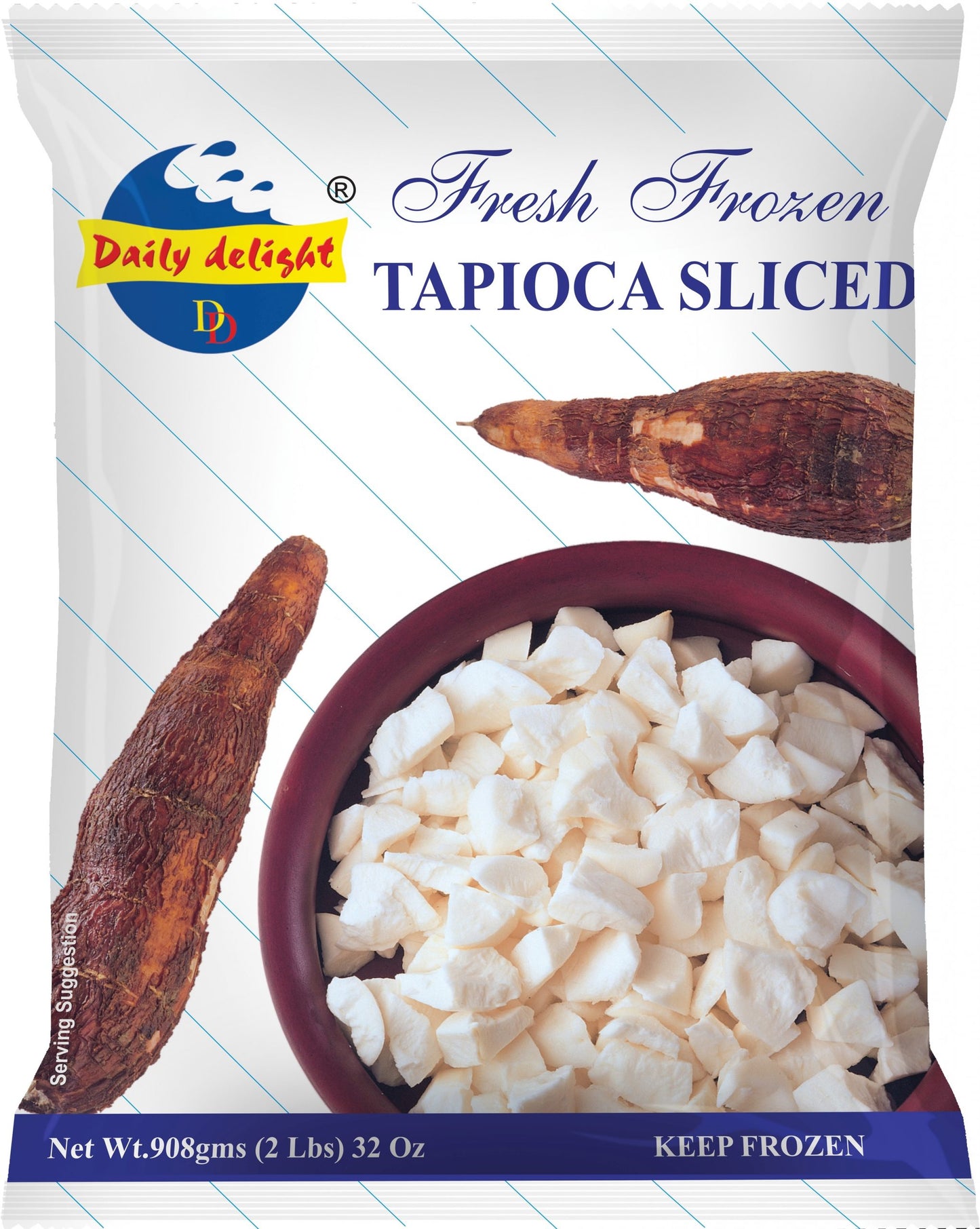 Daily Delight Frozen Tapioca Sliced  കപ്പ (Frozen)