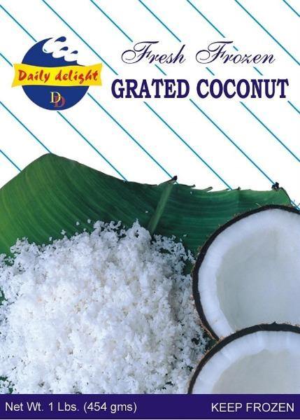 Daily delight grated coconut 400g (Frozen)