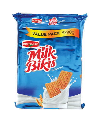 Milk Bikis Biscuit 8pcs