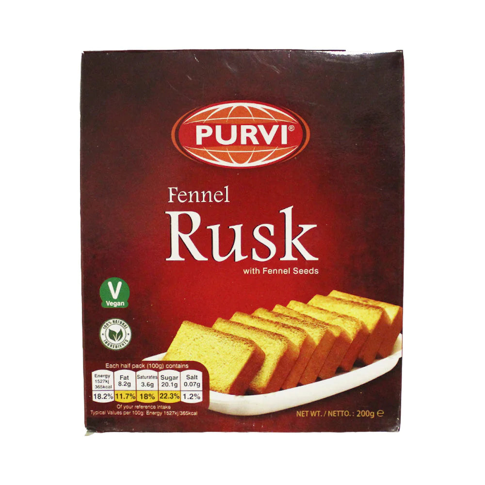 Purvi Fennel Rusk 200g